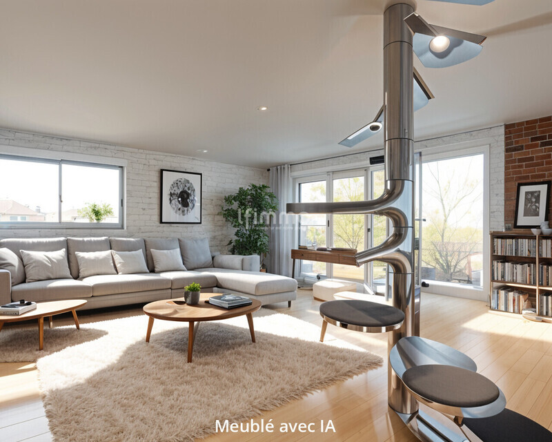 Vue tour Eiffel et Terrasse de reve — Duplex coup de coeur - Sejour 2 ia