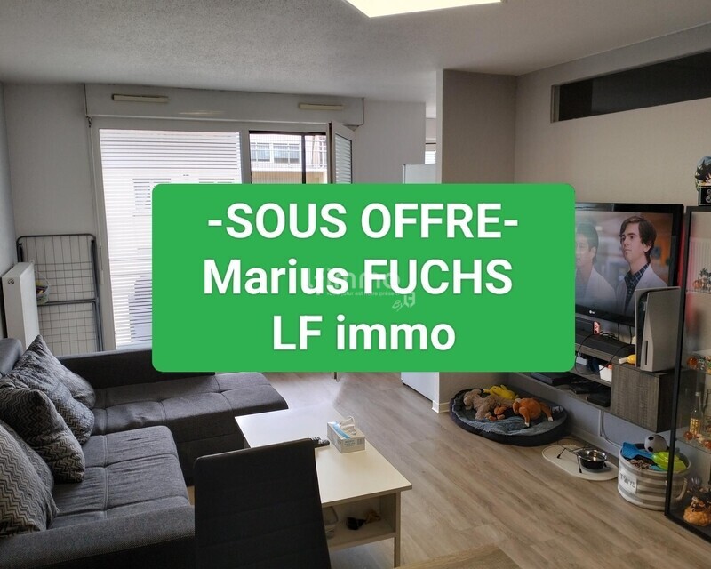 F2 avec balcon, cave et garage - Sous offre