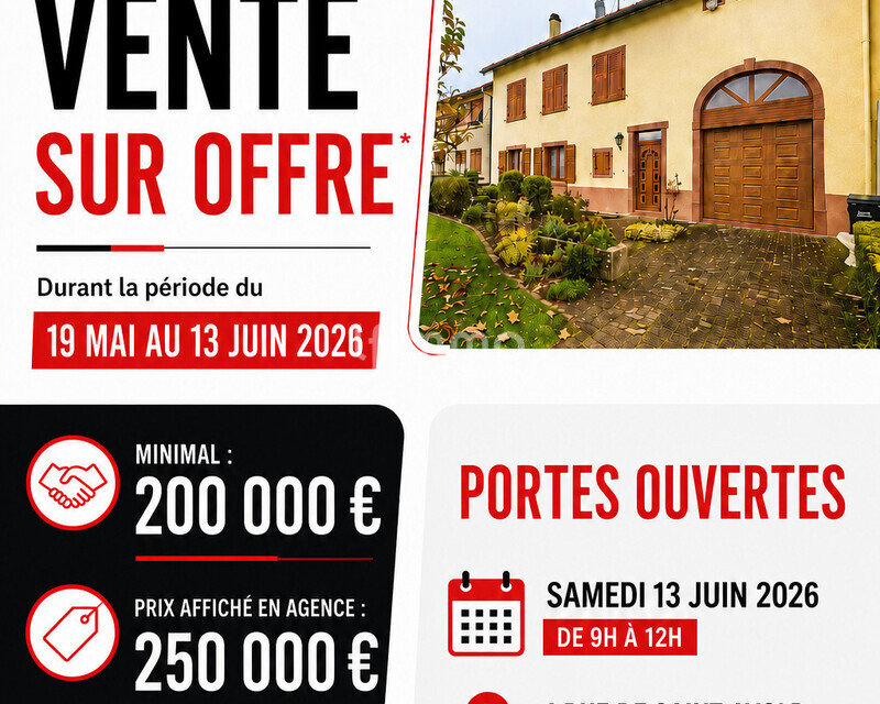 Maison à saisir sur offres de prix ! - Franca