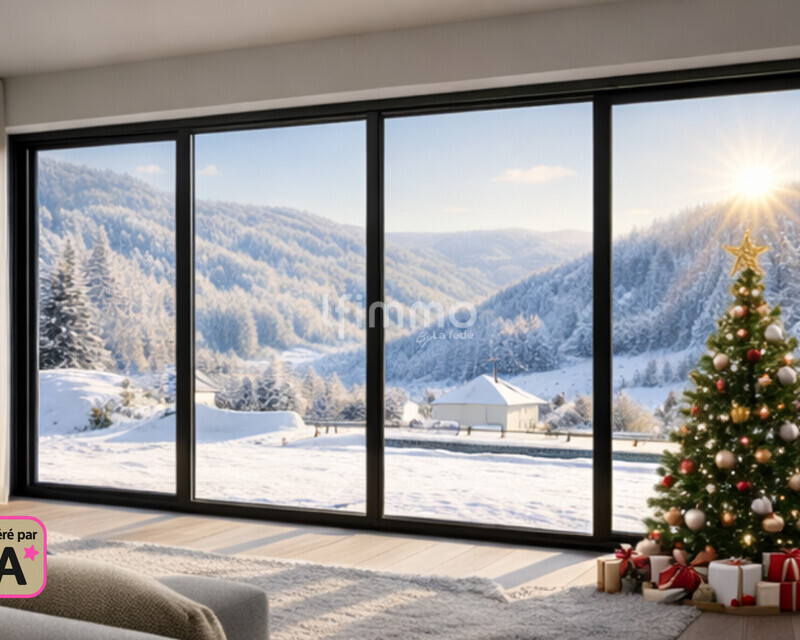 Terrain libre de constructeur de 550m²  - Ia hiver publi