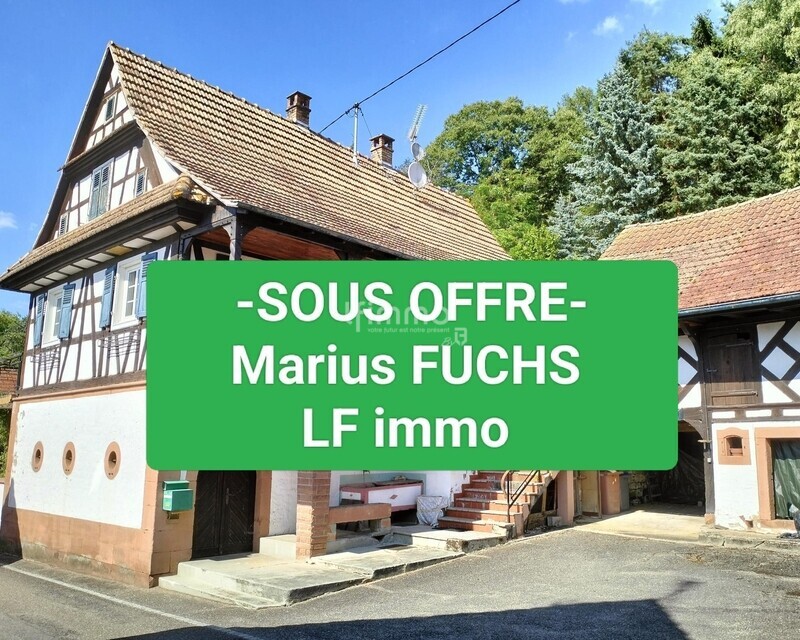 Maison alsacienne avec 2 dépendances, sur 33 ares - Sous offre