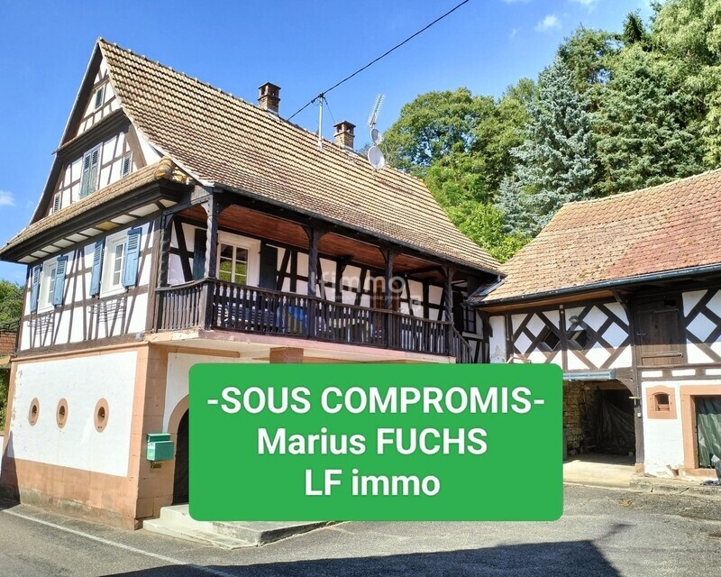 Maison alsacienne avec 2 dépendances, sur 33 ares - Sous compromis