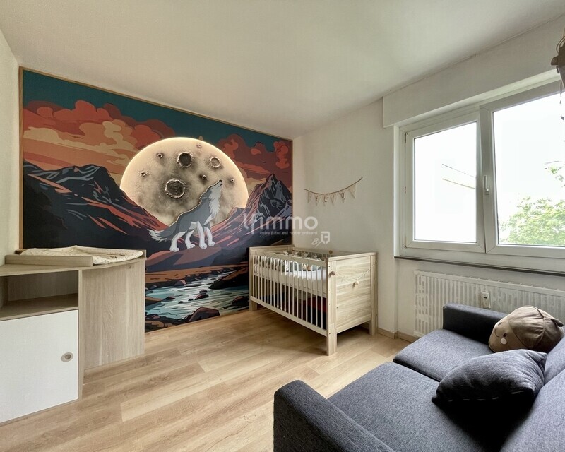 Lumineux 4 pièces avec balcon, vue dégagée et garage - Chambre 3