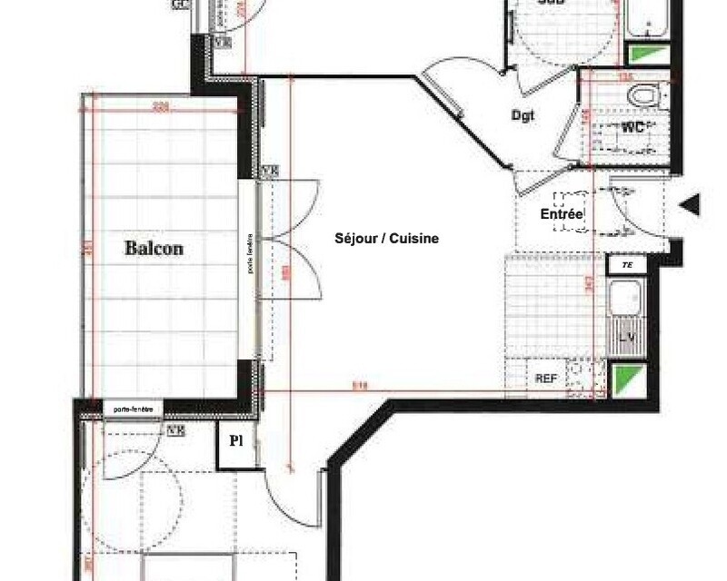 Charmant T3 de 58m2 avec place de parking - Plan 101 page-0001