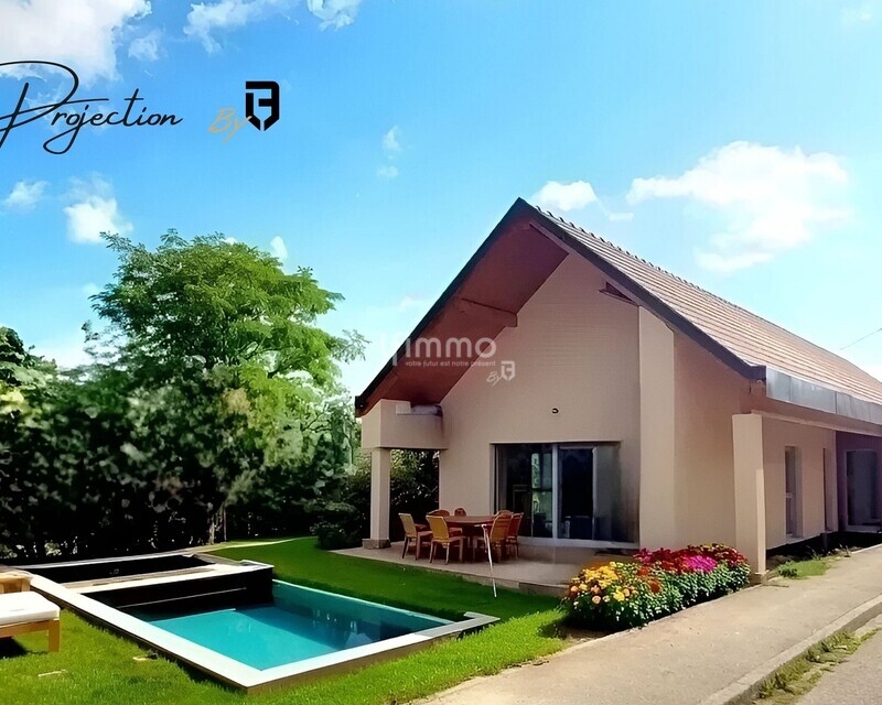 Maison neuve plain-pied avec vue exceptionnelle 115m2 - Jardin terrasse projection  2 