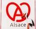 Murs commerciaux multi usages à 67100 Strasbourg - Logo alsace bretzel et cigogne