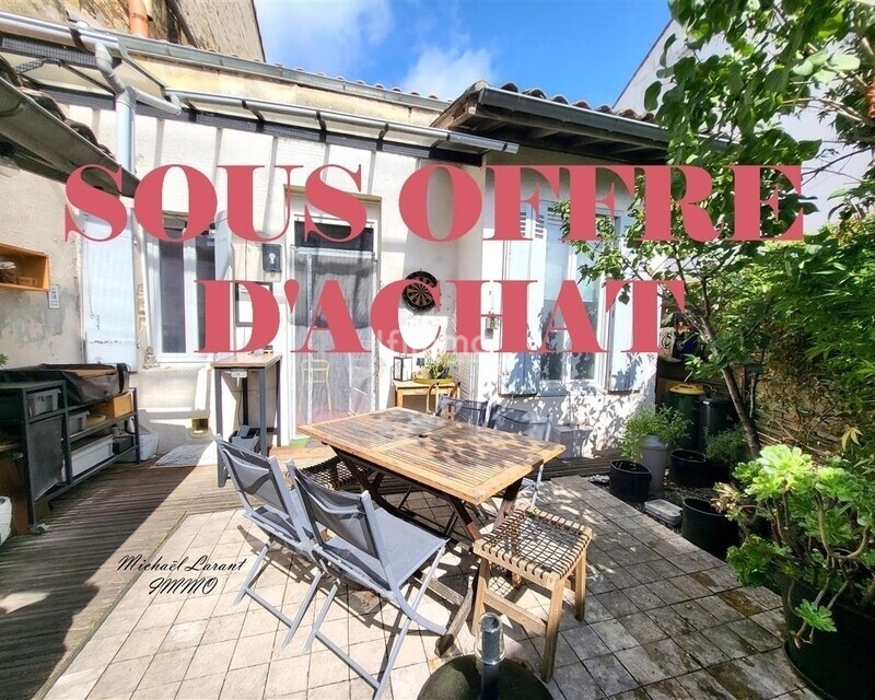 Échoppe 56m2 avec jardin et garage 135m2 - Photo sous offre