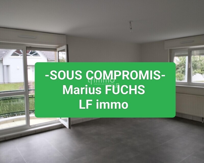 Appartement 3 pièces avec 2 balcon - Sous compromis
