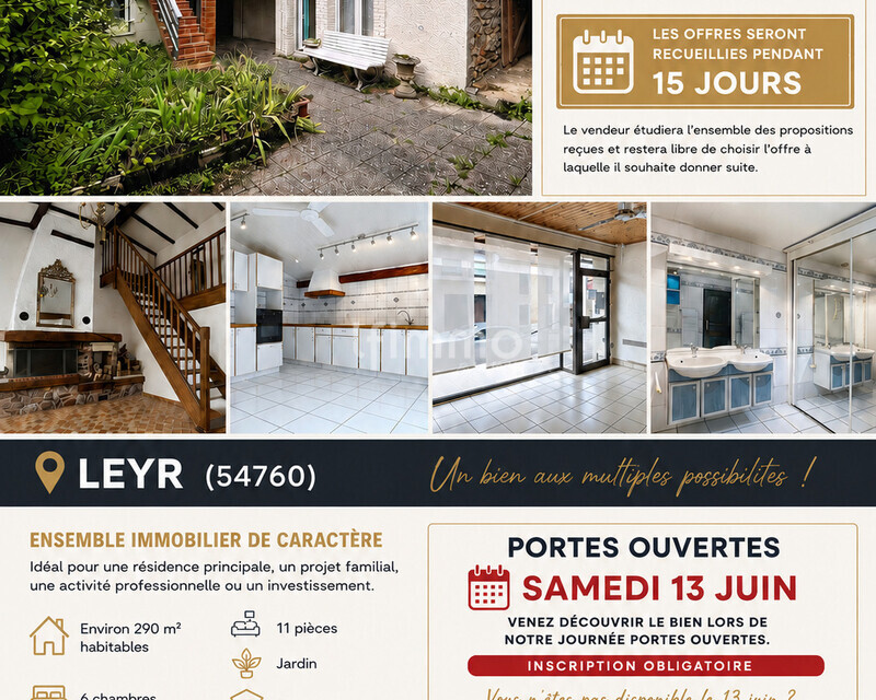  Maison avec jardin et local commercial  - Flyer 1