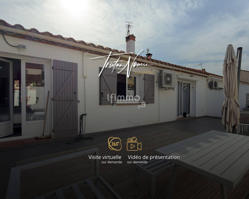 Maison de plain-pied - 80 m2 en 2 faces - Villeneuve de la Raho - 1