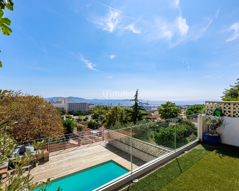 Maison Vue panoramique Mer / Piscine / Extérieur - 15eme-12