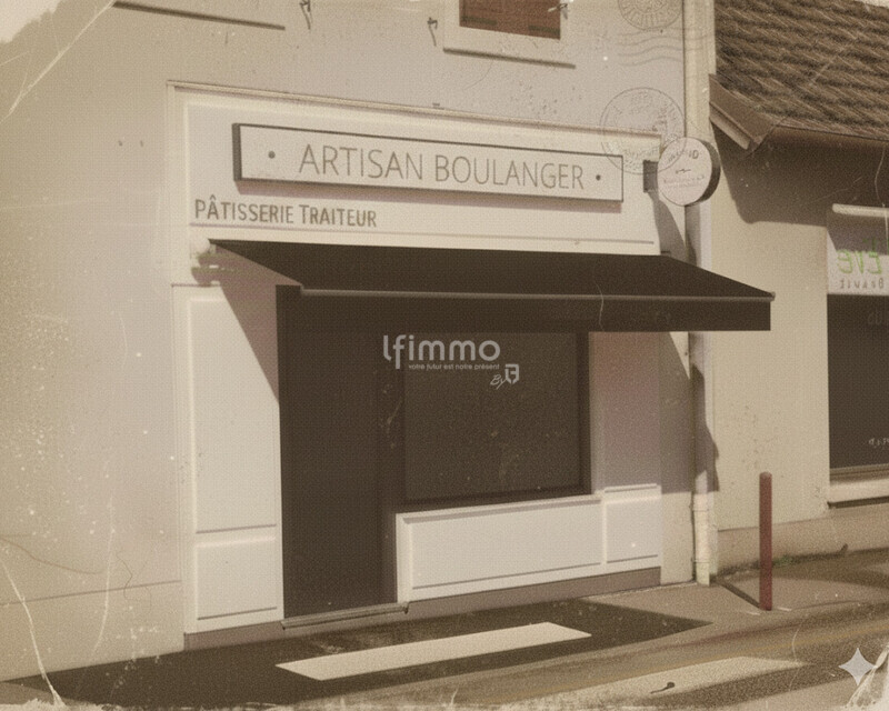 Fonds de commerce et murs axe Cernay/Thann - Facade ia gemini