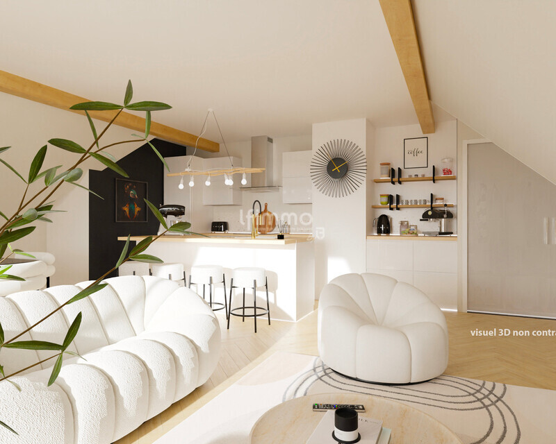 Appartement 4 pièces en dernière étage vue dégagée - Cuisine-emilie9-3