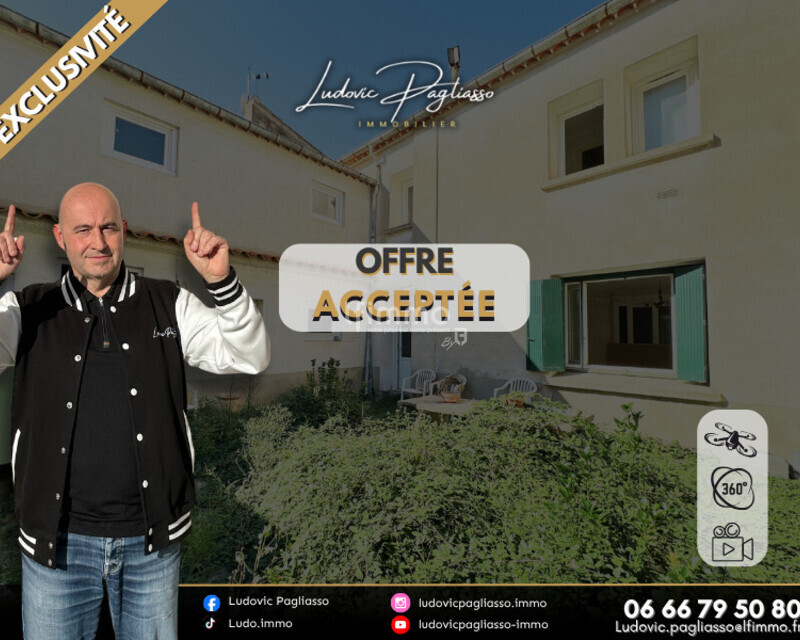 Maison T4 à rénover avec jardin à Canet 11  - 1