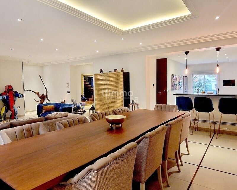 Maison contemporaine de standing – 378 m² – Gagny - Sejour vue 2 1