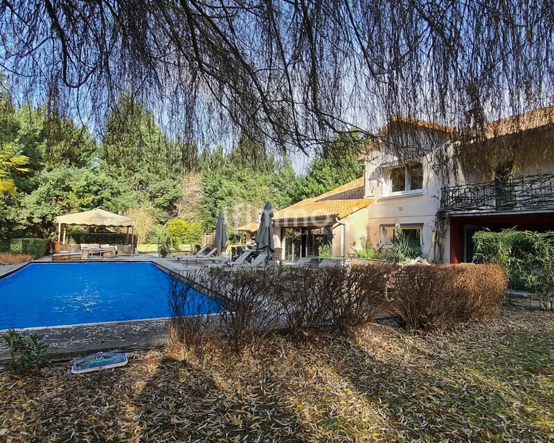 Maison d'architecte + maison indépendante – 5 300 m², piscine - Maison face