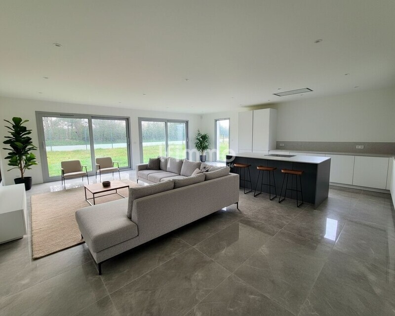 Villa t4 neuve avec jardin 179m² - 33670 Créon - Sejour-salle à manger-cuisine