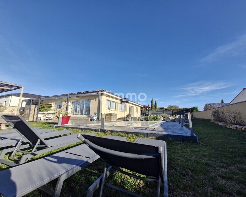Maison de plain-pied 200 m² – Piscine – Carcassonne - 1000038421