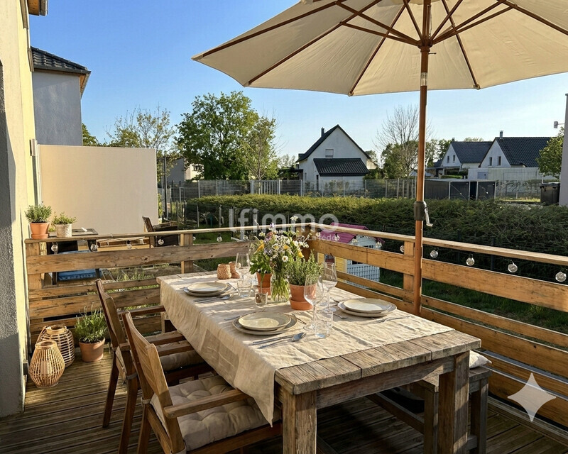 Charmante maison mitoyenne 5 pièces de 2021 - Terrasse