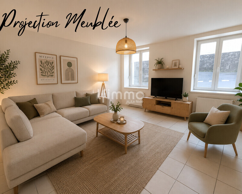 Duplex 7pièces 107m² - Projection meublée  5 
