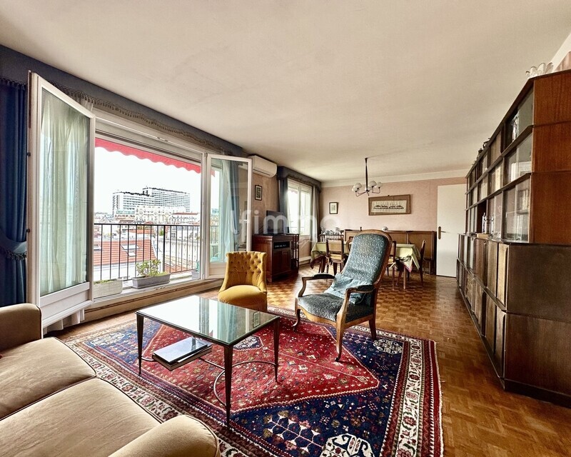 Bas Montreuil- Appartement 4P 3CH- 103M2+Balcon- Cave & Box - Salon/Salle à manger