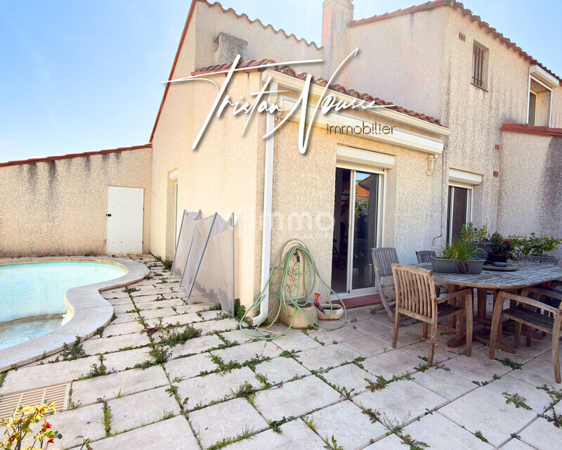 Maison 3 faces de 85 m2 avec piscine - Alenya - 2