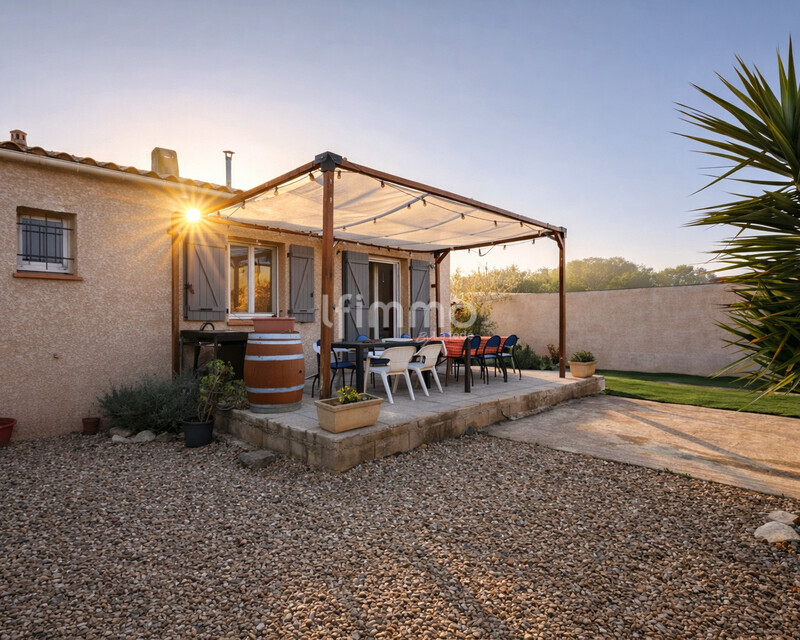 🏡 Maison T4 de plain-pied 85 m² à Saint Nazaire - Le Somail - Terrasse