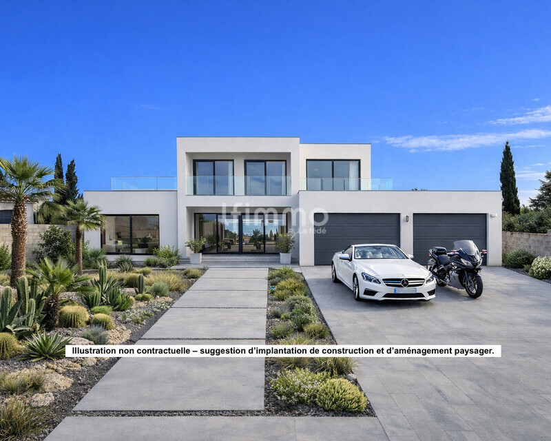 Terrain à La Palme – Vue imprenable mer & étangs - Maison la palme