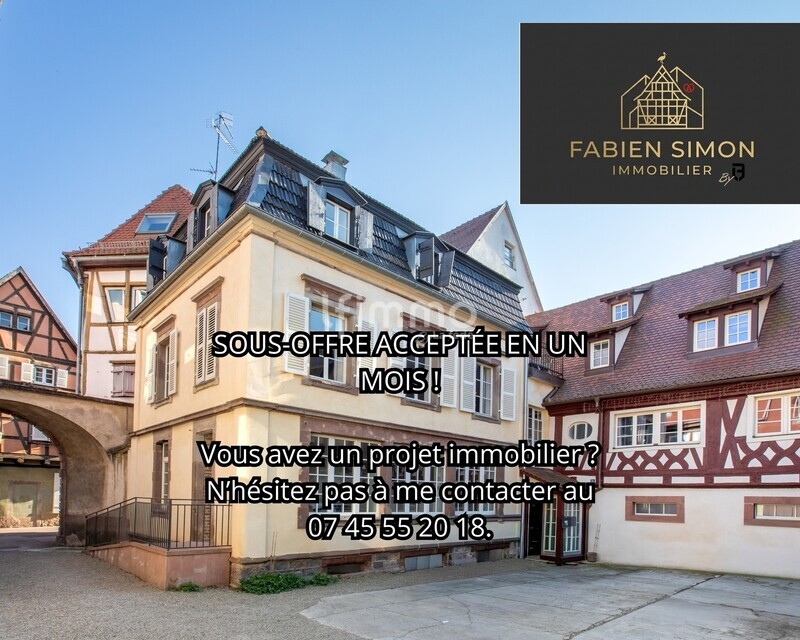 (Sous-Offre) Écrin de Luxe au Cœur de Colmar : L'Art de Vivre Alsacien - Sous-offre acceptée en 1 mois   un projet immobilier  n hesitez pas à me contacter au 07.45.55.20.18