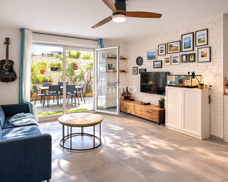 Appartement T3 - belle terrasse côté jardin  - 5