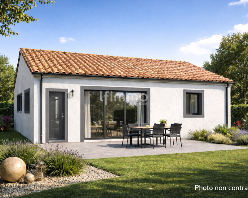 projet de construction  - Visu faã ade villa 49mâ  encadrement