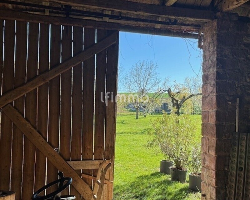 Val de Moder Corps de ferme Enorme Potentiel - Vue depuis le hangar  cdf val de moder