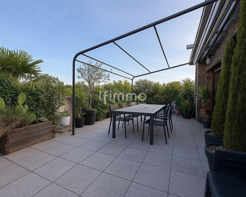 Appartement T4 duplex 2 grandes terrasses - Photo.terrasse
