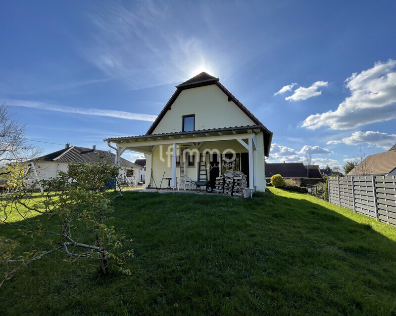 Maison  trois chambres sur terrain de 5,7 ares à Roeschwoog - Vue est 1 