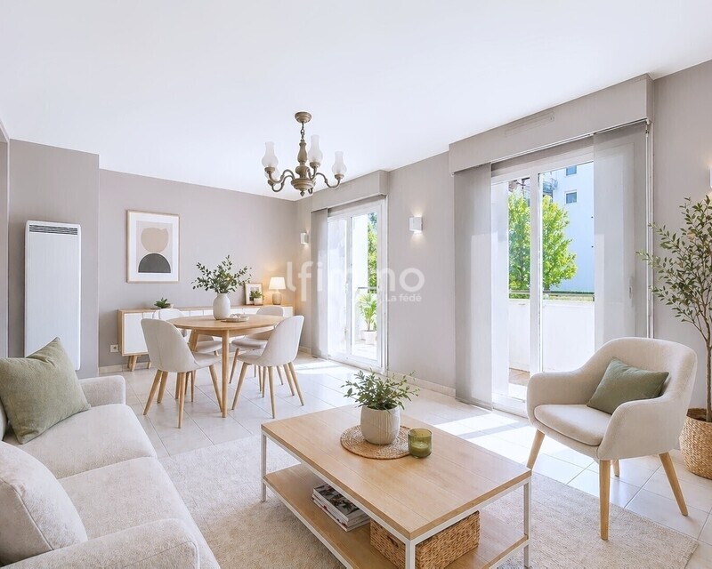 T3 de 63 m² avec balcon, garage et cave - Kerfeunteun, Quimper (29000) - Gueguen-quimper 00101  2 
