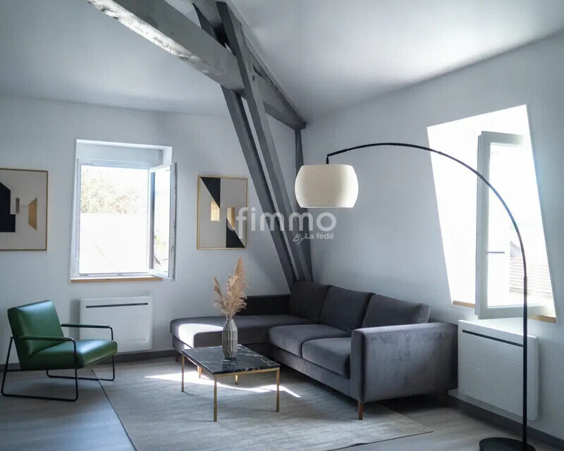 Bel appartement 2 pièces rénové avec jardin privatif et parking - Salon 4