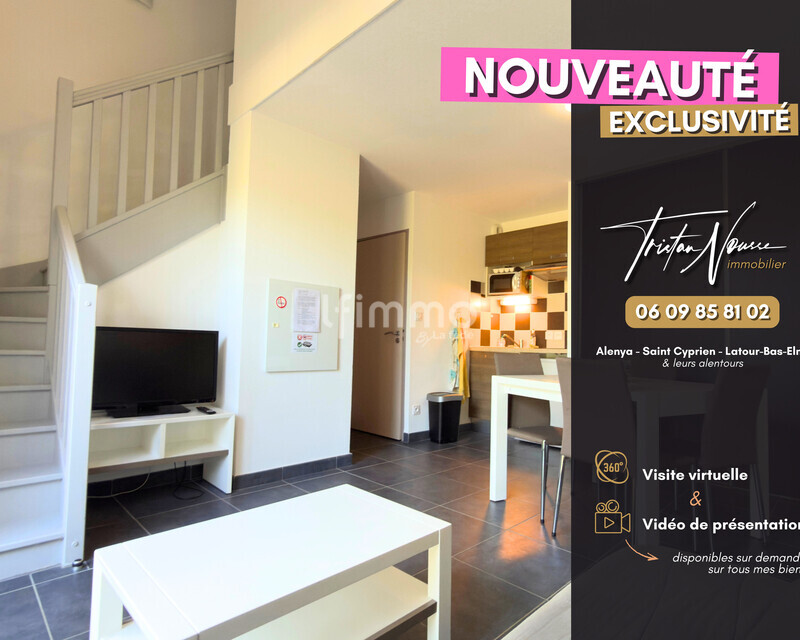 Maison T2 34 m2 en résidence avec piscine - Latour Bas Elne - 1