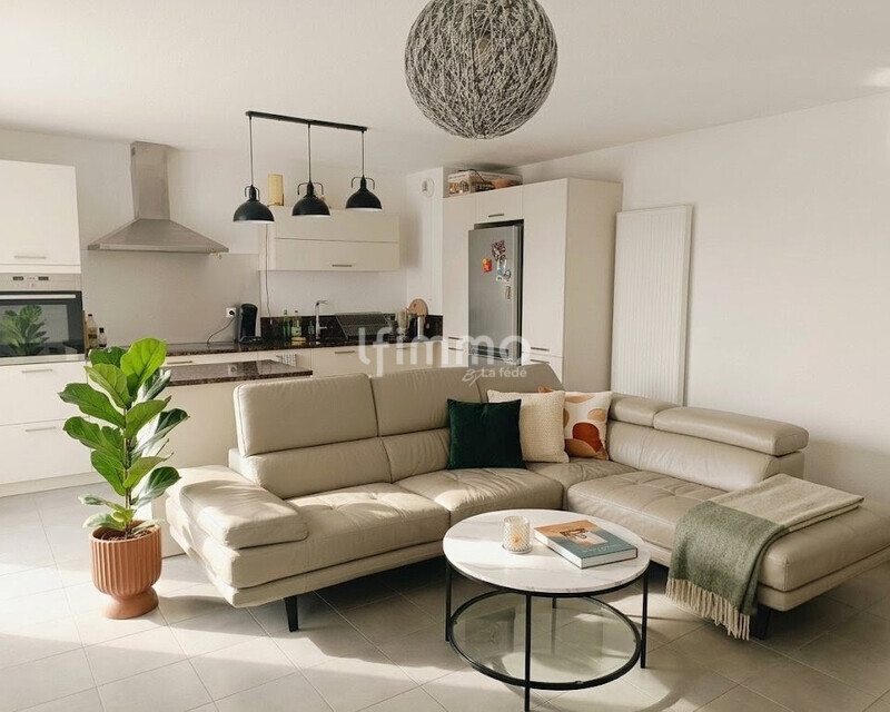Kembs – À vendre T3- 86,84 m² – Terrasse, garage, parking - Salon