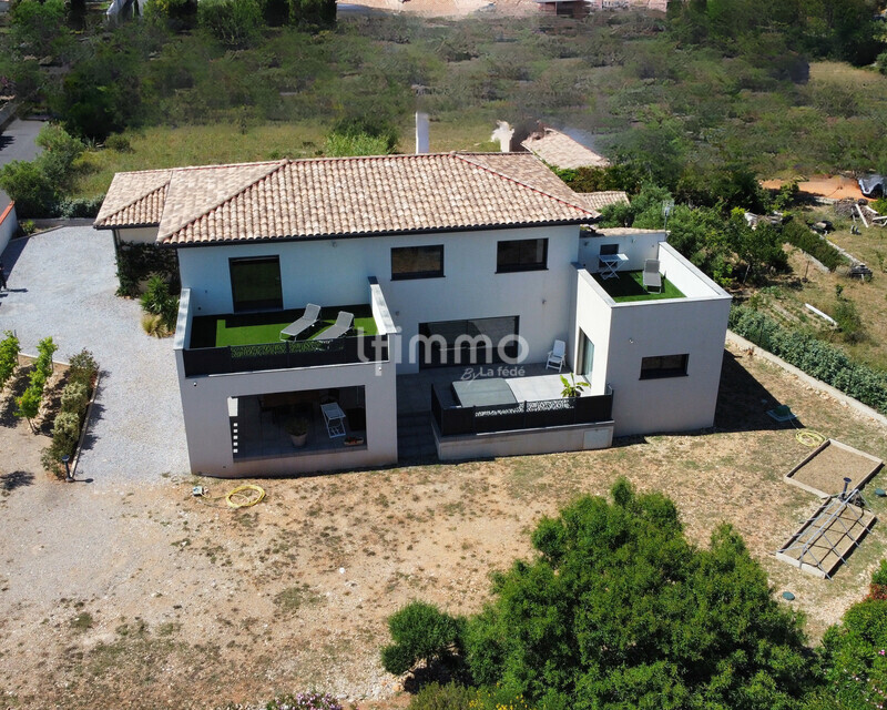Maison haut de gamme la palme vue mer jacuzzi double garage - La palme