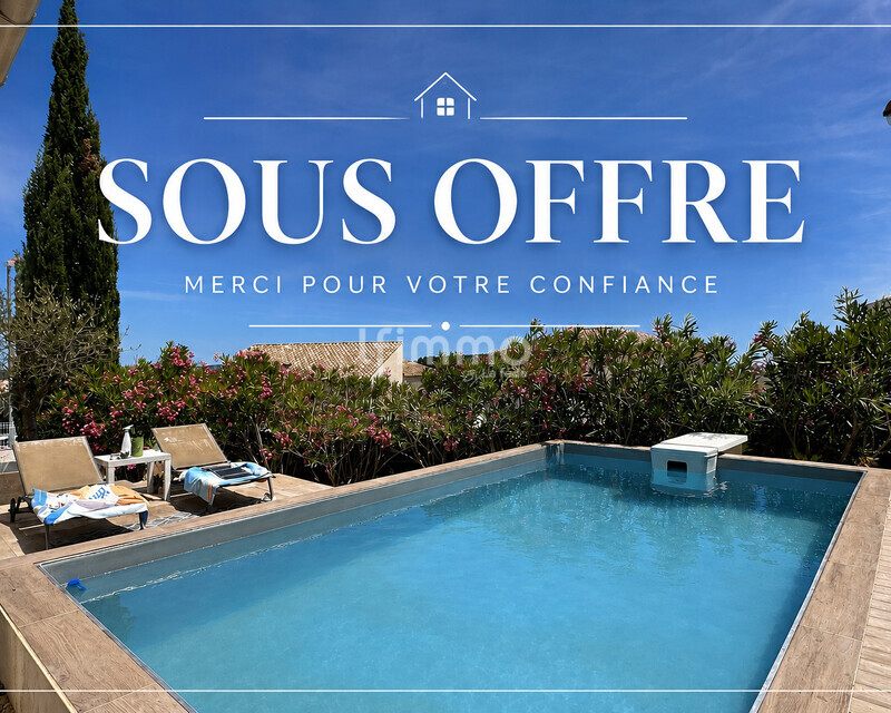 Maison T4 avec vue sur étangs , piscine et garage  - Sous offre narbonne