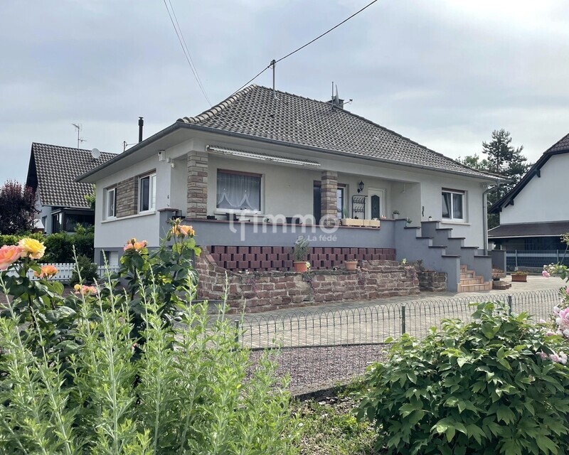 Maison individuelle avec combles aménageables à Roeschwoog - Façade sud