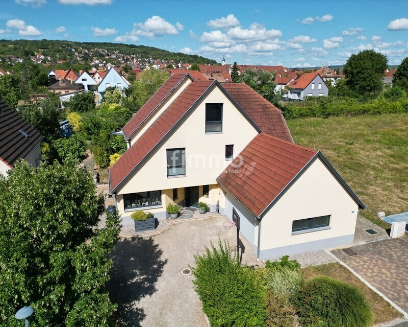 Villa d'architecte 175 m² – DPE A Bischoffsheim - Face avant