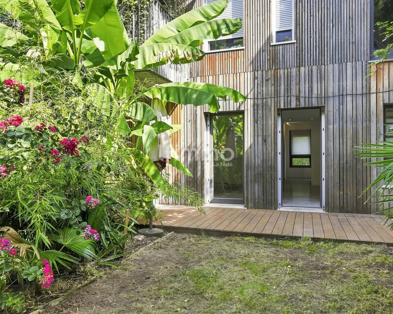 Appartement rez-de Jardin 3 pcs,70m² avec jardin de 67m² à Strasbourg  - Terrasse
