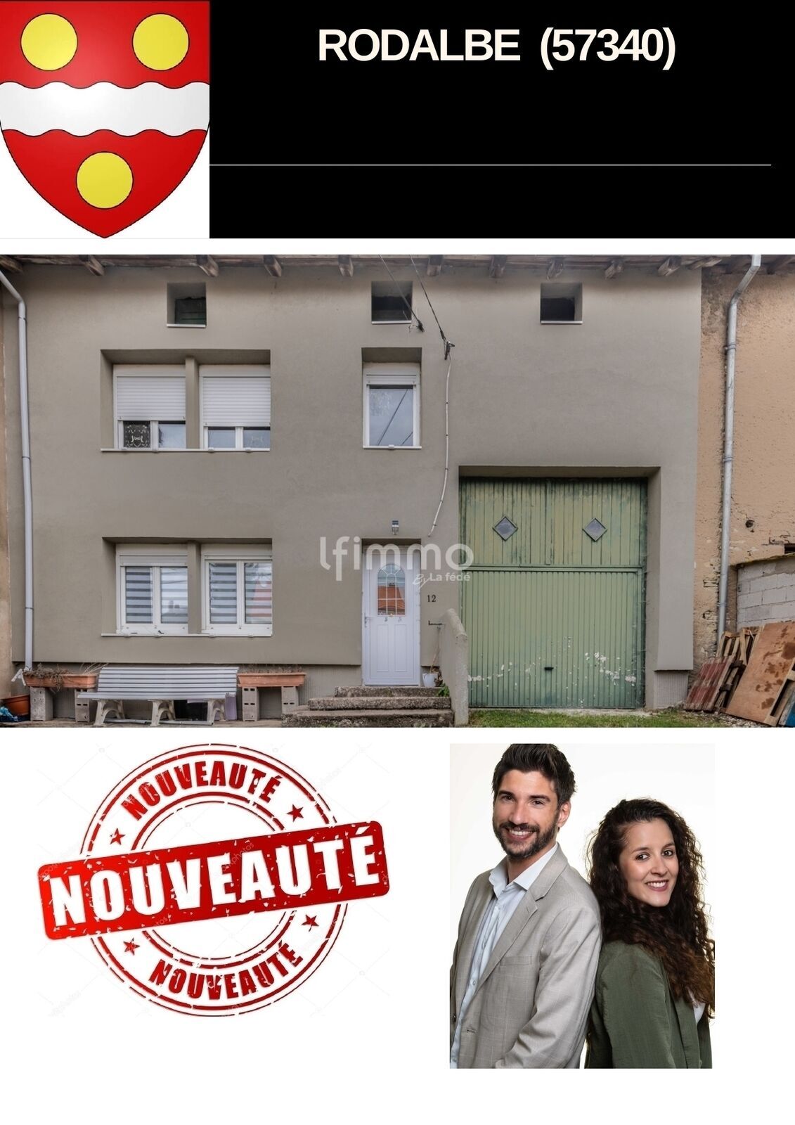 Maison 5 pièces 176 m² · à Rodalbe · 176 m² · 124 000 €