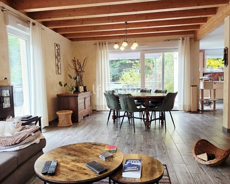 Ossature bois  131 m² DPE B Jardin et forêt - Pièce de vie