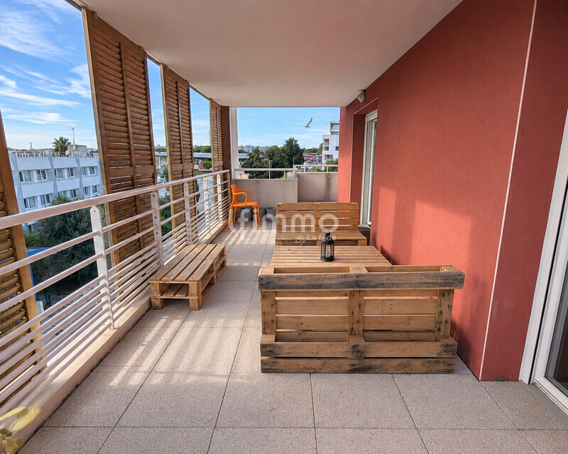Montpellier Aiguerelles : T3 de 63 m² + Terrasse + Parking  - TERRASSE 2